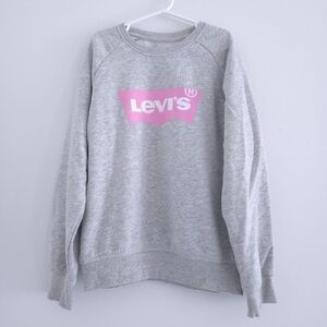 Levi's Youth Grey Crewneck Sweatshirt size L (10-12)